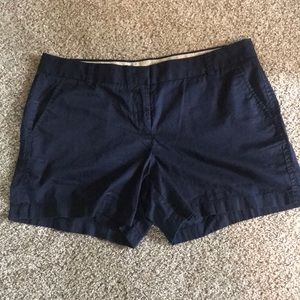 J Crew Navy Chino Shorts